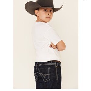 Cody James Boys Night Hawk Medium Wash Mid Rise Stretch Relaxed BootCut Jeans